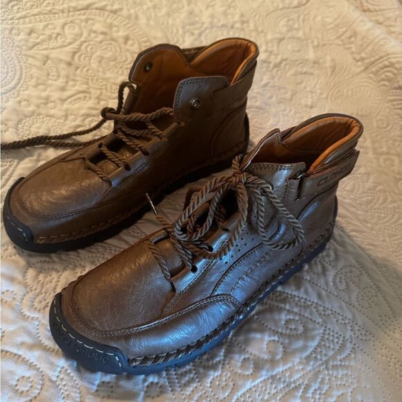 Clohoo size 39/8 brown ankle high boots - Picture 1 of 11